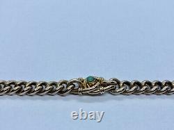 Antique Victorian 9ct Rose Gold And Turquoise Bracelet