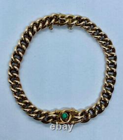 Antique Victorian 9ct Rose Gold And Turquoise Bracelet