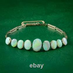 Antique Victorian Opal Bracelet 18ct Total 9ct Gold