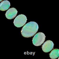 Antique Victorian Opal Bracelet 18ct Total 9ct Gold