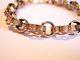 Antique Victorian Solid 9ct Rose Gold Bracelet With Dog Clip Beautiful Design