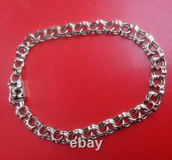 Attractive Vintage 9ct Yellow Gold Modern Style Bracelet h/m 1979 London Import