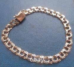 Attractive Vintage 9ct Yellow Gold Modern Style Bracelet h/m 1979 London Import