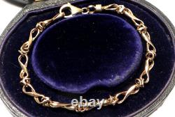 BEST EVER RICH Solid 9CT GOLD FANCY Link BRACELET