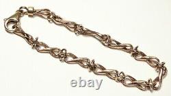 BEST EVER RICH Solid 9CT GOLD FANCY Link BRACELET