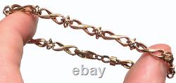 BEST EVER RICH Solid 9CT GOLD FANCY Link BRACELET