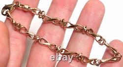 BEST EVER RICH Solid 9CT GOLD FANCY Link BRACELET