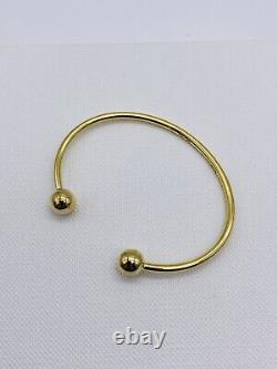 Babies Plain Double Torc Bangle 375 Hallmarked -9ct Yellow Gold- Brand New 2gr
