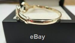 Baby/Child Spanner Bangle 9ct Solid Gold Gift Boxed