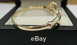 Baby/Child Spanner Bangle 9ct Solid Gold Gift Boxed