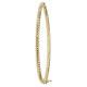 Bangle 9ct Gold Ladies 3.5 Grams Gift Boxed 4 Mm Wide Hinged Bracelet