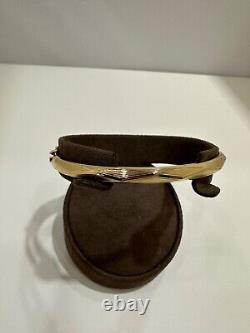 Bargain preowned 9ct yellow gold bangle used in good condition. Approx 8.30 gr
