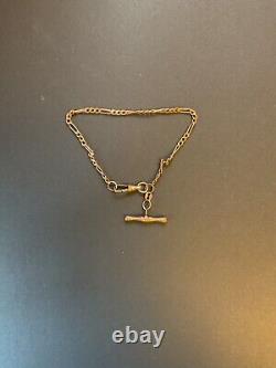 Beautiful Vintage 9ct Gold T-BAR Bracelet, GENUINE ITEM OF JEWELLERY