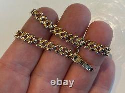 Beautiful Vintage Fancy Link 9ct Gold Bracelet