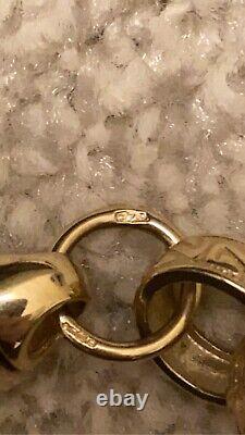 Belcher Bracelet 9ct Gold 8.75 Inches