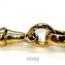Boxing Glove Belcher 9ct 9 Carat Solid Gold Bracelet 8mm x 17cm Child/small