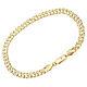 Brand New 9ct Yellow Gold Ladies/gents Double Curb Bracelet Cheapest On Ebay