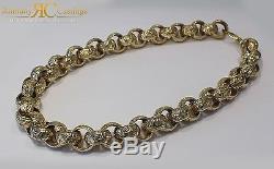 CHUNKY MEN'S 26 INCH Belcher Chain Cast in 9ct Solid Gold 442g FULLY HALLMARKED