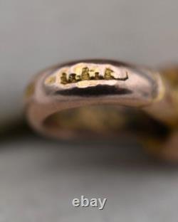 CUTE 8 Antique Victorian GRADUATED 9ct Gold ALBERT Bracelet 9ct DOG CLIP 13.2g