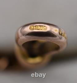 CUTE 8 Antique Victorian GRADUATED 9ct Gold ALBERT Bracelet 9ct DOG CLIP 13.2g