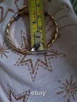 Childs/baby 9ct Gold Gucci Style Hook Bangle 12g Not Scrap