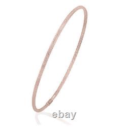 Citerna 9ct Rose Gold 6.5cm Closed Bangle