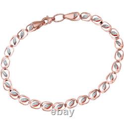 Citerna 9ct Rose and White Gold Bracelet