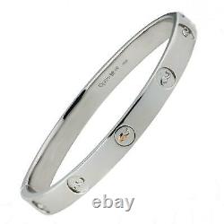 Clogau Silver Bangle Sterling 6.5'' 925 Tree of Life Insignia Welsh Rose Gold