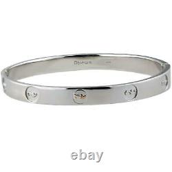 Clogau Silver Bangle Sterling 6.5'' 925 Tree of Life Insignia Welsh Rose Gold