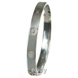 Clogau Silver Bangle Sterling 6.5'' 925 Tree of Life Insignia Welsh Rose Gold