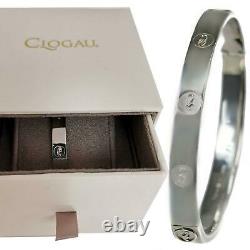 Clogau Silver Bangle Sterling 6.5'' 925 Tree of Life Insignia Welsh Rose Gold