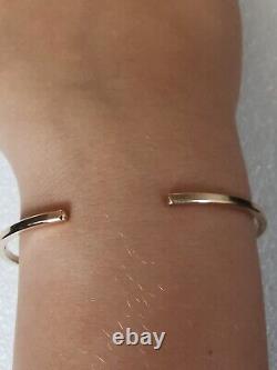 Cuff Bangle in Solid 9ct Yellow Gold