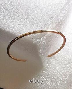 Cuff Bangle in Solid 9ct Yellow Gold