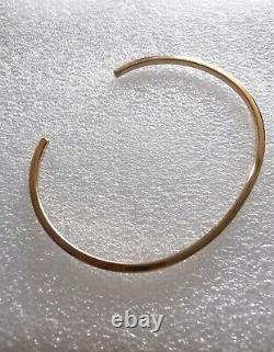 Cuff Bangle in Solid 9ct Yellow Gold