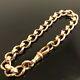 Desirable Good Quality Heavy 9ct Gold Rollerball Bracelet 7 18g 6mm Links #226