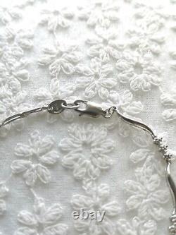 Diamond And White Gold Bracelet. Very Elegant. Hallmarked