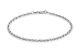 Diamond Cut Prince Of Wales Bracelet 18cm/7' 9ct White Gold