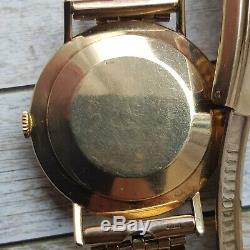 Ebel 9 ct Solid Gold Automatic Men's Watch On 9 ct Solid Gold Bracelet