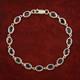 Edwardian Style Garnet Bracelet 9ct Gold