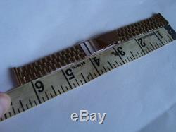 FAB VINTAGE SOLID 9CT GOLD WATCH STRAP/BRACELET 4 ROLEX OMEGA OYSTER STYLE 16mm