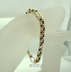 Fabulous Antique 9 Carat Gold Fancy Albert Bracelet