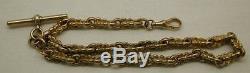 Fabulous Heavy 9ct Gold Antique Fancy Albert Watch Chain or Double Bracelet