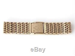 Fabulous Vintage Very Heavy 9ct Gold Mesh Link Design Bracelet Full Hallmark 78g