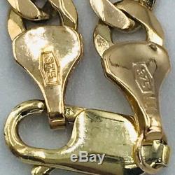 Fantastic 9ct Gold Curb Link Bracelet #330