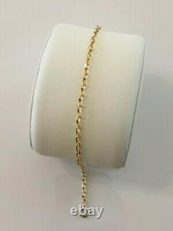 Fine Quality Ladies 7 Vintage Solid 9ct Yellow Gold Fancy Link Bracelet Chain