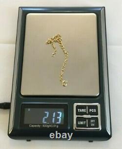 Fine Quality Ladies 7 Vintage Solid 9ct Yellow Gold Fancy Link Bracelet Chain