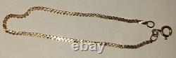 Flat Snake Link 9ct Bracelet Yellow Gold Simple Versatile Stylish