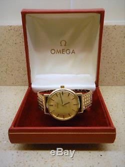 Frankie Howerd's 1964 18ct Gold Omega Seamaster on 9ct Gold Bracelet NOW REDUCED