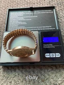 Full sovereign coin bracelet. 9ct gold. Custom made
