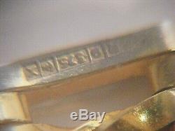 GATE BRACELET 9CT GOLD 12 BAR 2 INCHES IN WIDTH HEAVY 53g